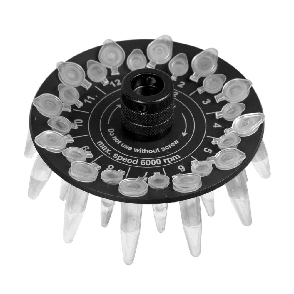 Biosan FVL-2400N - Rotor voor 12x 0.5 ml en 12x 0.5 ml (standaard meegeleverd)