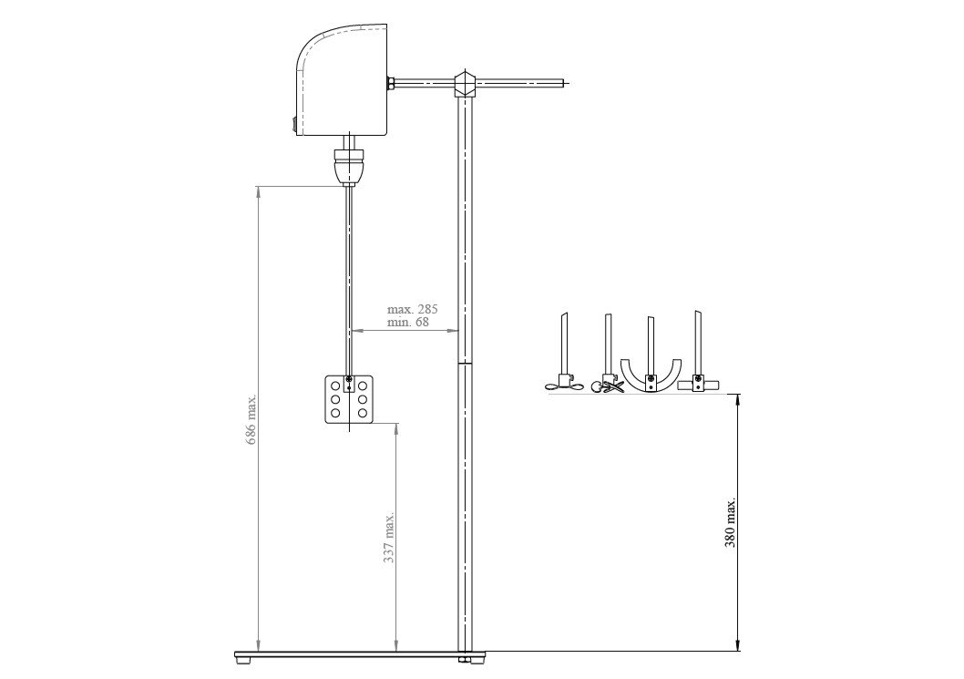 Biosan MM-1000 - Afmetingen