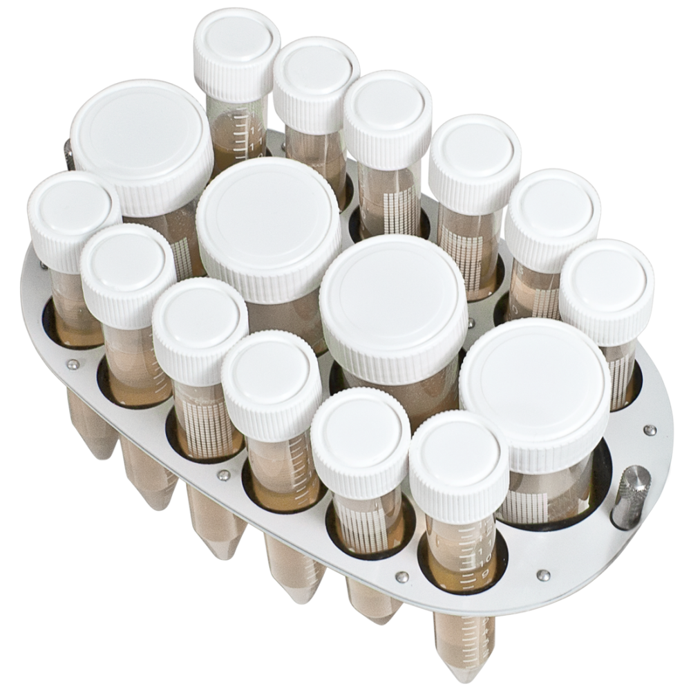 Biosan Bio RS-24 - Platform PRS-4/12 voor 4 tubes van 20-30 mm (tot 50 ml) en 12 tubes van 10-16 mm (1,5 ml tot 15 ml)