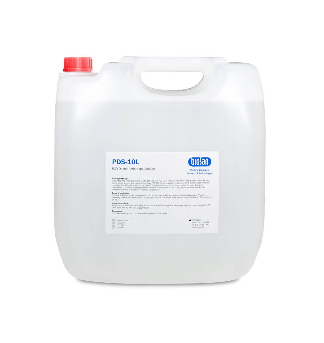 Biosan UVC/T-AR - DNA/RNA decontaminatie oplossing 10 ltr.